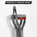 40 Pack Utility Steel Heavy Duty Wall Mount Garage Hooks,with Anti-Slip Coating,for Hanging Bikes,Ladder,Ropes,Bulk Items,Power,Yard and Garden Tools