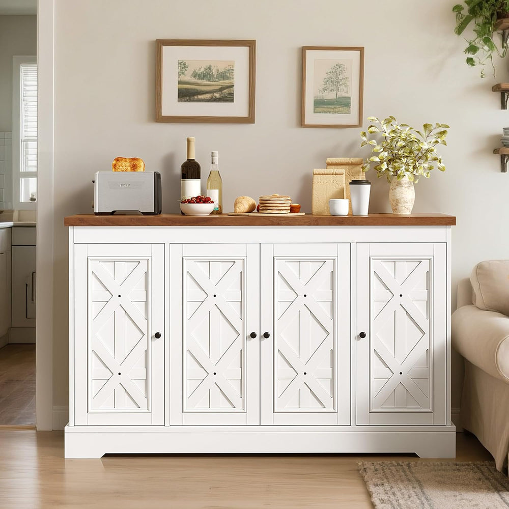 YITAHOME Sideboard Buffet Cabinet with Storage, 59" Buffet Storage with ...