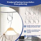 Retractable Clothesline Indoor, Non-Sagging Outdoor Clothes Line Retracting, 16.7 Ft Heavy Duty Clothes Drying Laundry Line, Wall Mounted Stainless Steel Clothesline for Balconies, Bathroom (White)