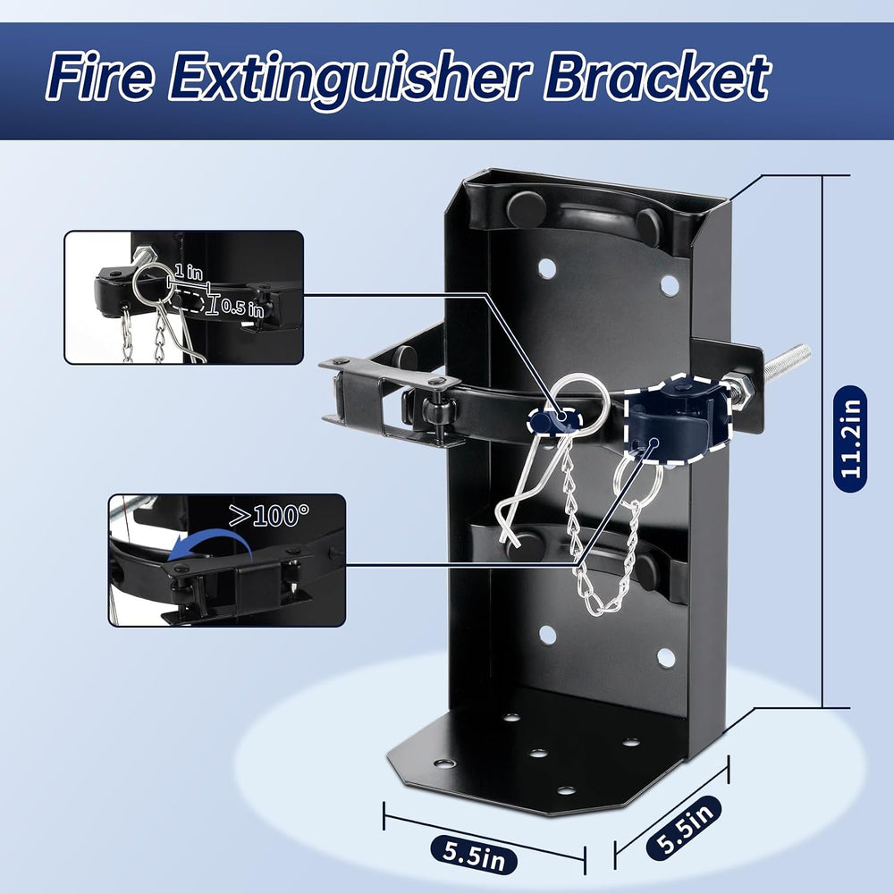 New 10 LB Fire Extinguisher Mount, Heavy Duty Fire Extinguisher Bracket St12 ...