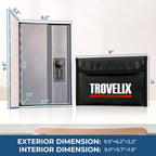 Book Safe with Combination Lock, Hidden Safe (9.5 x 6.2 x 2.2 Inch) with Fireproof Bag, Secret Diversion Safe, Hollow Book Box Hidden Storage, Money Safe Box for Cash (COOK)