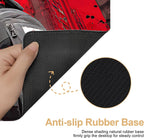 Large Extended Gaming Mouse Pad - Military Soldier Design, Soft Fabric Desk Mat with Non-Slip Rubber Base, Extra Long Mousepad for Gaming, Office, Keyboard & Mouse, 35.43 x 15.75 in