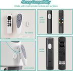 Magnetic Remote Control Holder Wall Mount, 5 Pack TV Remote Holder Wall Mount, Silicone Remote Organizer Magnetic Remote Holder for Bed, TV, Ceiling Fan and Air Conditioner (White)