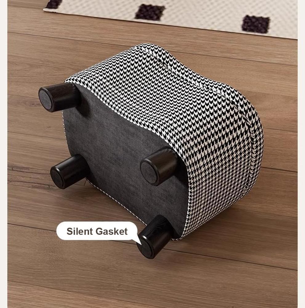 Storage Ottoman with Removable Cover,Soft Foot Rest Stool Upholstered Padded ...