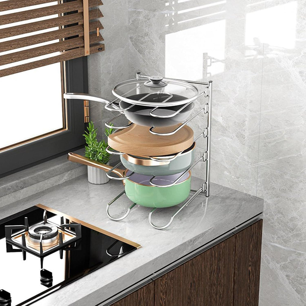 Compartment Cookware Structure, 5 Layer Construction | Stackable Stainless St...