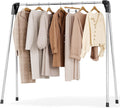 APEXCHASER Clothes Drying Rack Foldable, Stainless Steel Laundry Drying Rack Collapsible, Clothes Hanger for Sweater Baby Clothes Towel for Indoor & Outdoor, Portable Clothes Airer for Travel