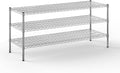 21" Deep x 60" Wide x 27" Height Wire Shelving Kit | 3-Tier | NSF Commercial Storage Rack Unit