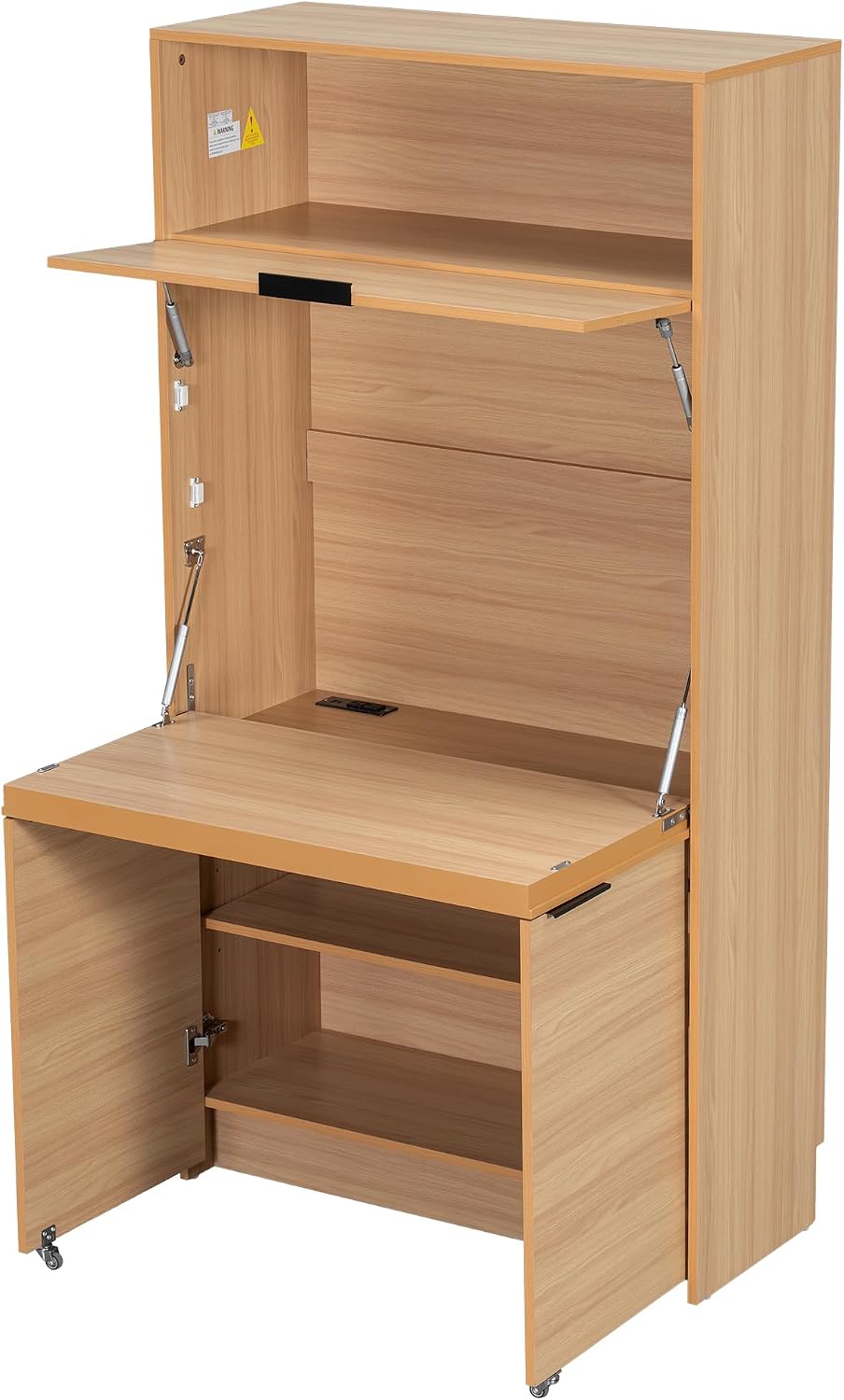 roomfitters 69 Inch Multifunctional Kitchen Pantry Buffet with Foldable Works...
