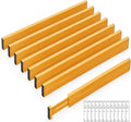 Adjustable Bamboo Drawer Dividers Expandable 8 Pack 17-22 Organizer