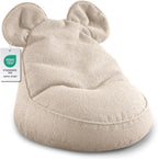 Gutekissen® Kids Bean Bag Chair “Miki” with Ears – Soft Montessori Floor Cushion for Toddlers and Children’s Room (Beige, 27x27x20 Inches)