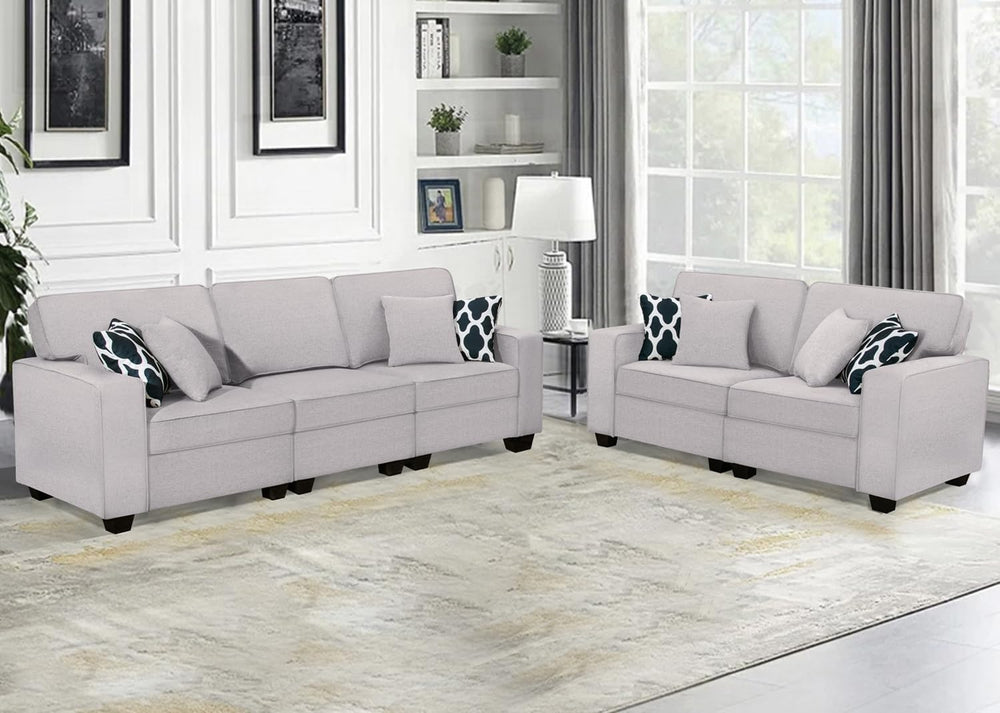 Legend Vansen Oversized Modular Sectional Sofa,U/L‑Shaped Reversible Couch wi...