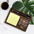 Coworker Gifts for Women Men Retirement New Job Going Away Leaving Gifts for Coworker Boss Leader Friends, Never Underestimate the Difference You Made Sticky Note Holder
