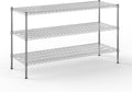 21" Deep x 60" Wide x 34" Height Wire Shelving Kit | 3-Tier | NSF Commercial Storage Rack Unit