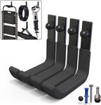 4 Pack Garage Storage Hooks, Ladder Hangers, Steel Wall Mount Hooks, Utility Hooks for Hanging Heavy Duty Shed Tools, Ropes, Garden Hoses, Shovel, Bulk Items, etc.（88lbs, 4Inch）