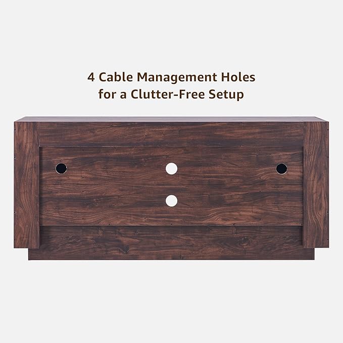 OKD Modern 70" TV Stand, Entertainment Center for TVs Up to 80", Me...