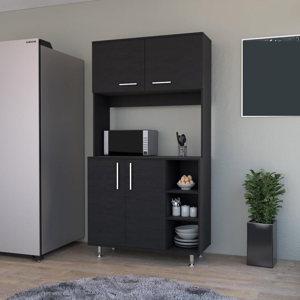 Pantry Cabinet, Three Open Shelves