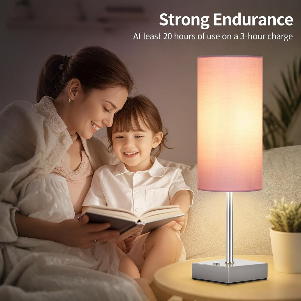 AVV Cordless Table Lamp with Dimmable, Rechargeable 3 Modes Battery Powered B...