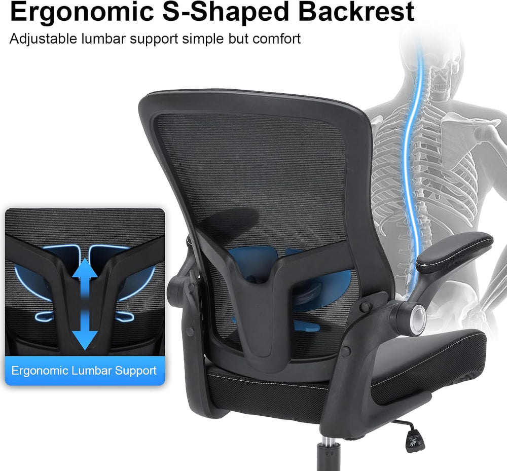 Heavy Duty Office Chair, 400lbs Ergonomic Desk Office Chair for Heavy People,...