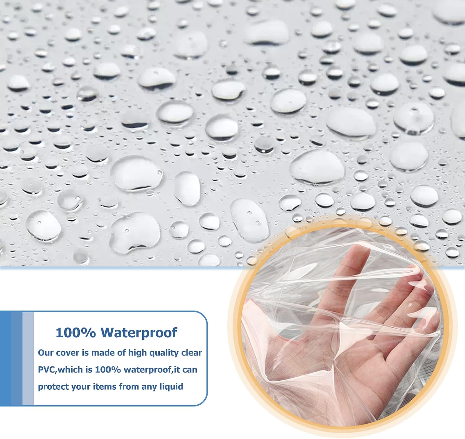 Waterproof Shelf Cover,Durable Dustproof Storage Wire Rack Covers,Outdoor Shelving Covers for Wire Shelves with Zipper 36''x16''x72'',Clear,Cover Only