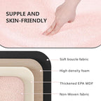 30.1" Storage Ottoman Bench - Foldable Foot Rest Stool Bedroom Bench for Living Room, Entryway-Pink