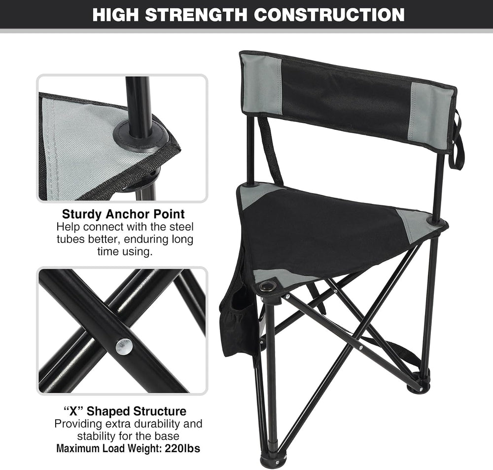 REDCAMP Tripod Hunting Chair for Blinds, Folding Lightweight Portable Fishing...
