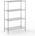 21" Deep x 48" Wide x 74" Height Wire Shelving Kit | 4-Tier | NSF Commercial Storage Rack Unit