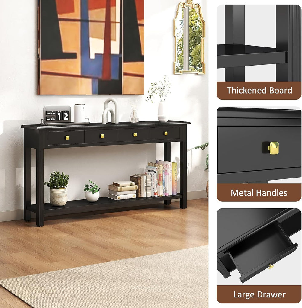 Kinfant Console Table - Entryway Table Sofa Table Hallway for Living Room, Fr...