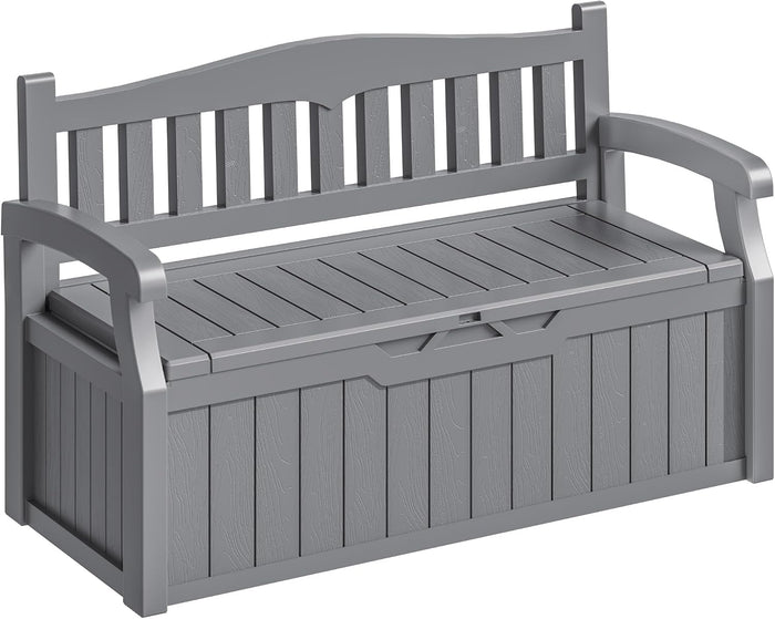 Homall 75 Gallon Outdoor Storage Benches Lockable Deck Box Waterproof