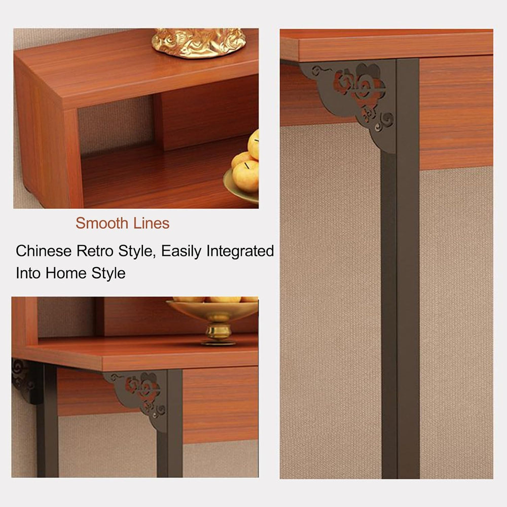 3-Tier Meditation Table, Personal Shrine Altar, Prayer Stand Riser for Home D...