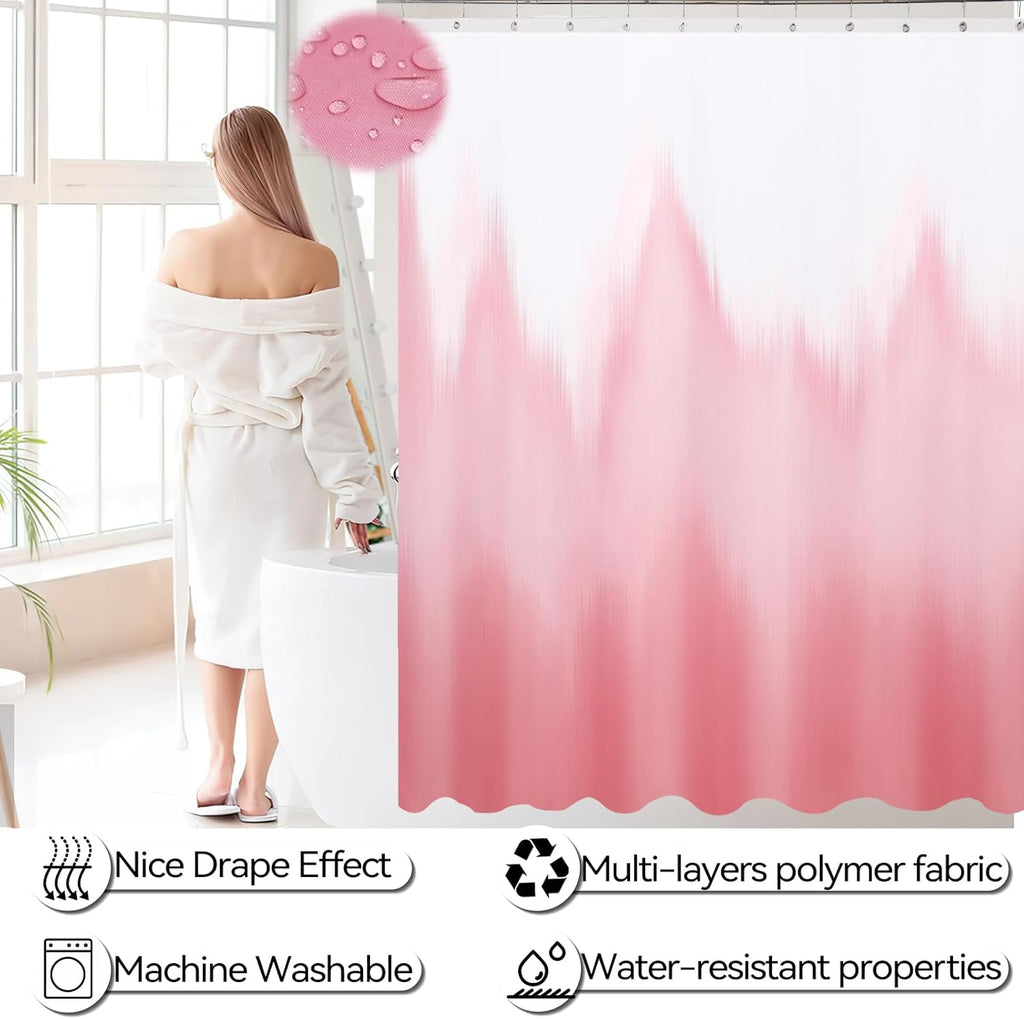 iMucci Bathroom Accessories Bathroom Sets with Shower Curtain, Bath Towel Set, Trash Can, Toilet Brush, Soap Dispenser, Bathroom Accessories Set Complete