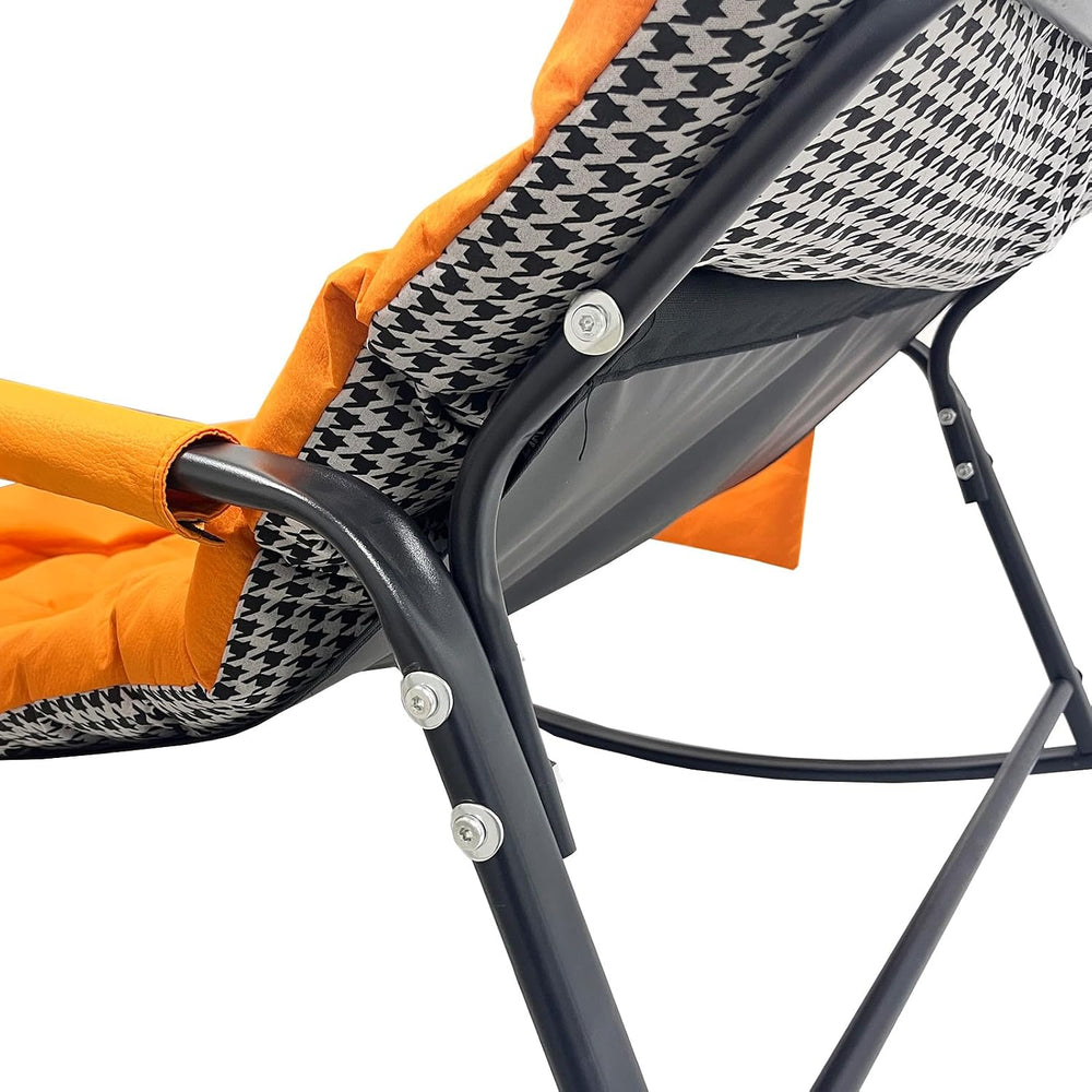 Oversized Rocking Chair - 400lb Capacity Recliner w/Cushion, Breathable Mesh ...