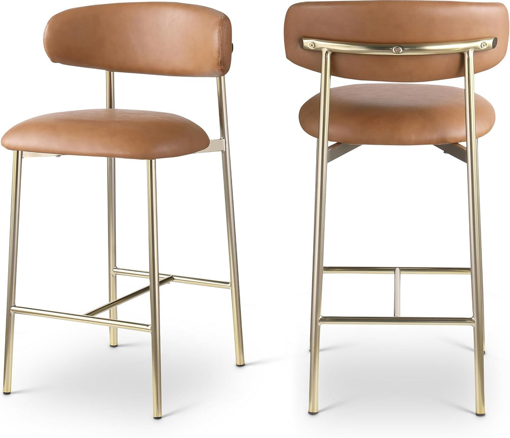 Meridian Furniture 995Cognac-C Lupita Collection Modern | Contemporary Counte...