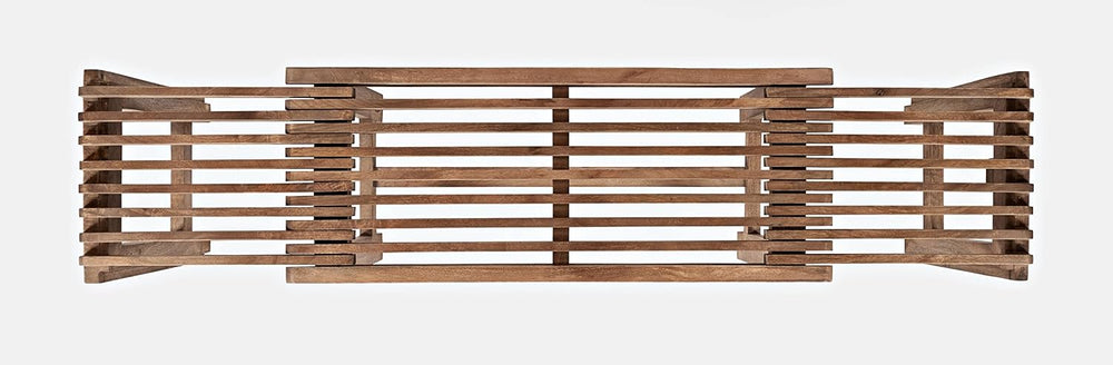 Jofran Bradford Extendable Solid Wood Hallway Bench, Buff