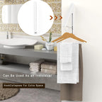Drying Rack Wall Mounted Clothes Hanger Folding Wall Coat Racks Aluminum Home Storage Organiser Space Savers