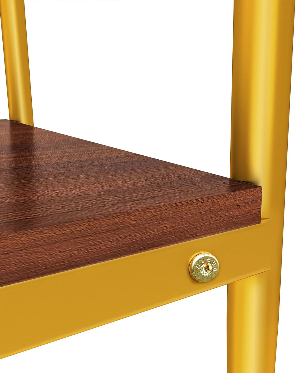 End Table Set of 2, Tempered Glass Side Tables Set with Wooden Storage Shelf,...