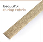 Novel Box 2 Pack Bracelet/Watch Ramp Burlap 2x8.25x2 Inches - Slim and Sleek Ramps for Jewelry Display - Bracelet Holder Organizer Stand for Wedding, Selling & Personal Use