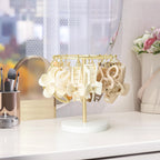 Dahey Metal Claw Clip Organizer Holder Stand Storage Display Hair Accessories Bedroom Bathroom College Dorm Room Decor for Women and Girls, Gold