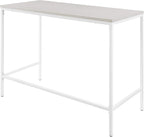 OSP Home Furnishings Contempo 42-Inch Desk, White