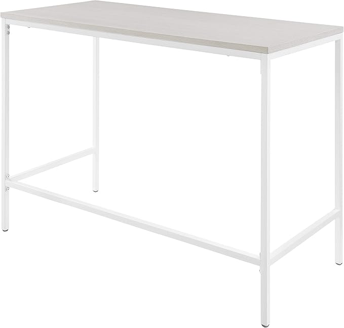 OSP Home Furnishings Contempo 42-Inch Desk, White