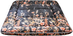 MAXYOYO Japanese Floor Mattress Futon Mattress, 4" Thicken Tatami Mat Sleeping Pad Foldable Roll Up Mat Boys Girls Dormitory Pad Kids Floor Lounger Pillow Bed, Charcoal Grey, Queen Size
