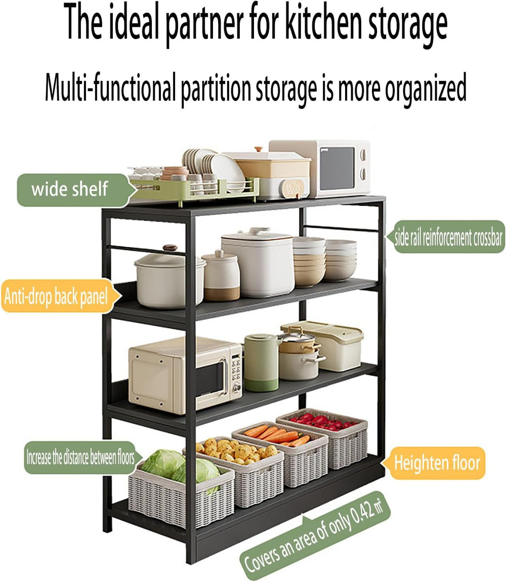 Kitchen Shelf, Floor-Standing Shelf, Shelf, Countertop Kitchen, Multi-Layer L...
