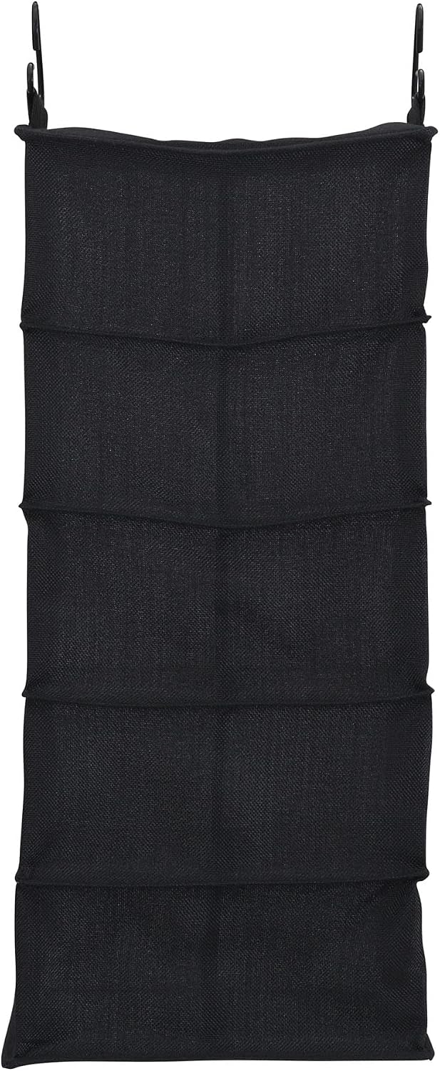 Household Essentials 10 Pocket Hanging Shoe Closet Organizer with Hooks