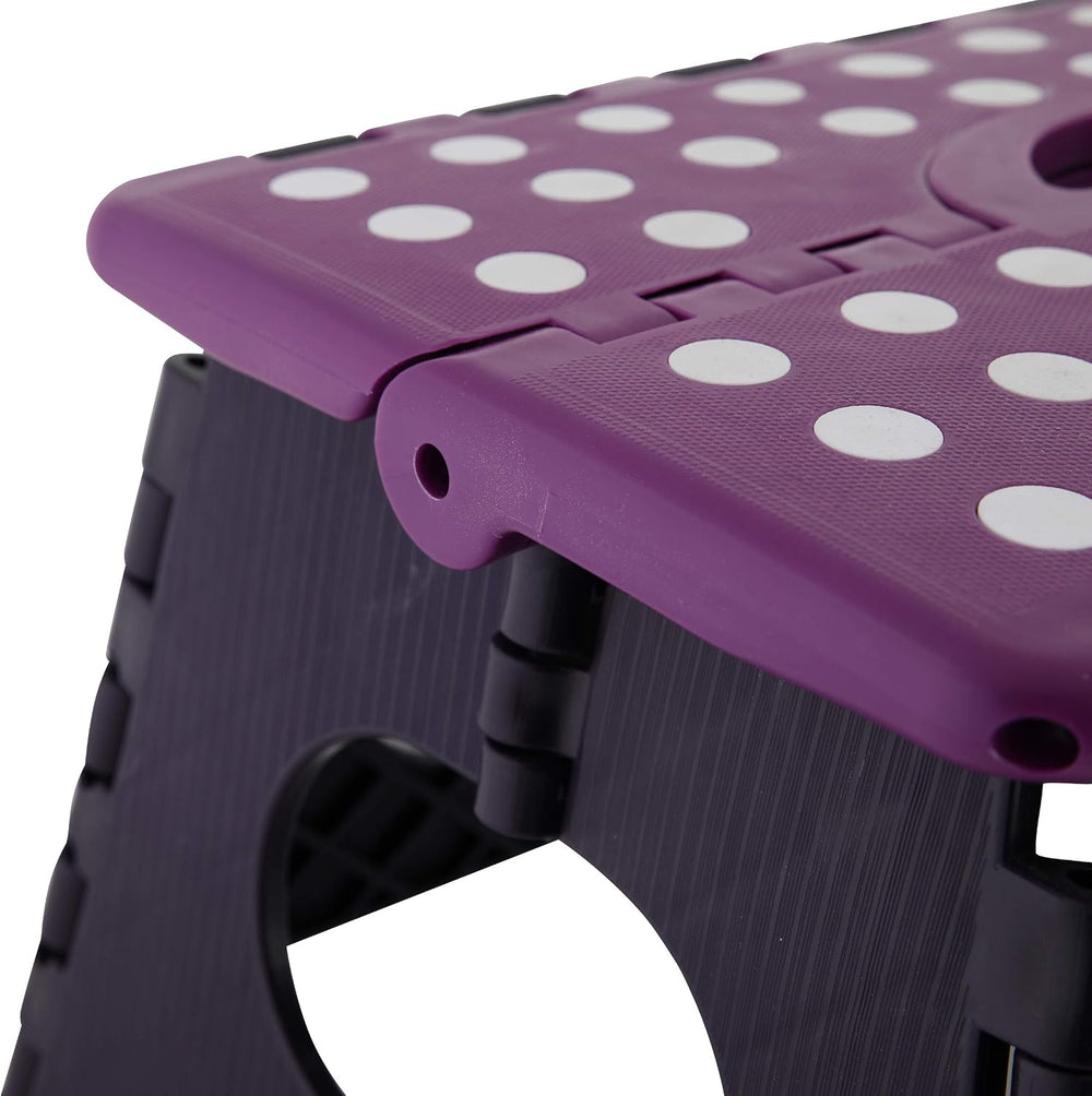 axentia Klapphocker, aus Kunststoff, Faltbarer Tritthocker stabil bis 150 kg,...