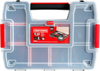 CRAFTSMAN Storage Organizer,Small Parts Organizer with 10-Compartments,Lid Includes Secure Latch (CMST60964M), (Pack of 6)