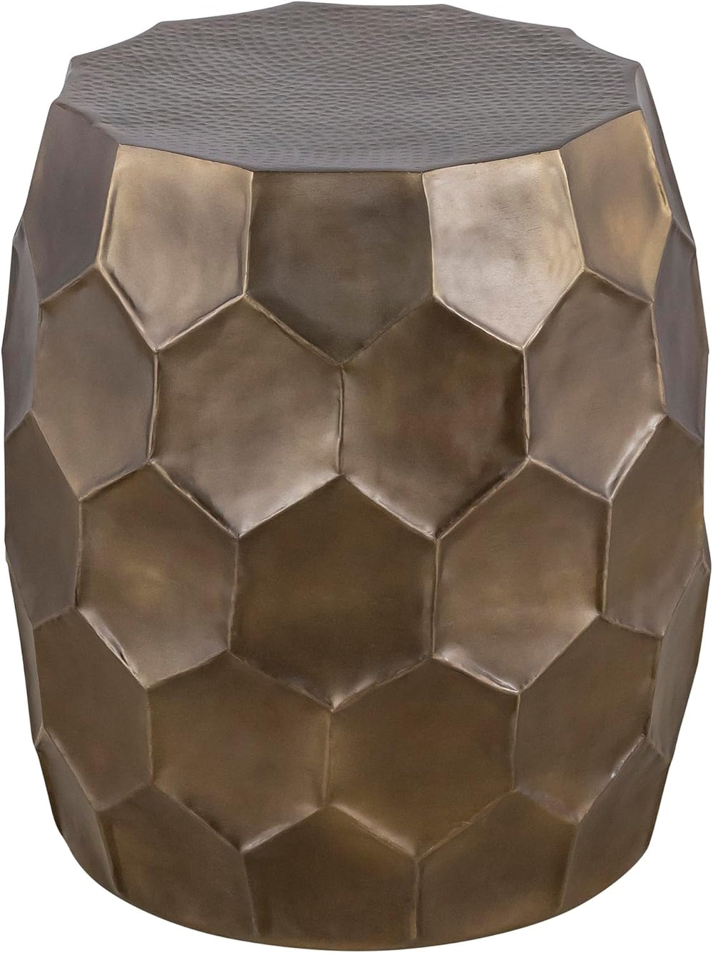 Modern Contemporary Aluminum Material 21" Height End Table, Side Table w...