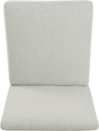 HomePop Kolbe Upholstered Dining Chair - Sustainable Gray Woven, 19.5" Seat Height, Ideal for 29-31 Inch Tables (Single Pack)