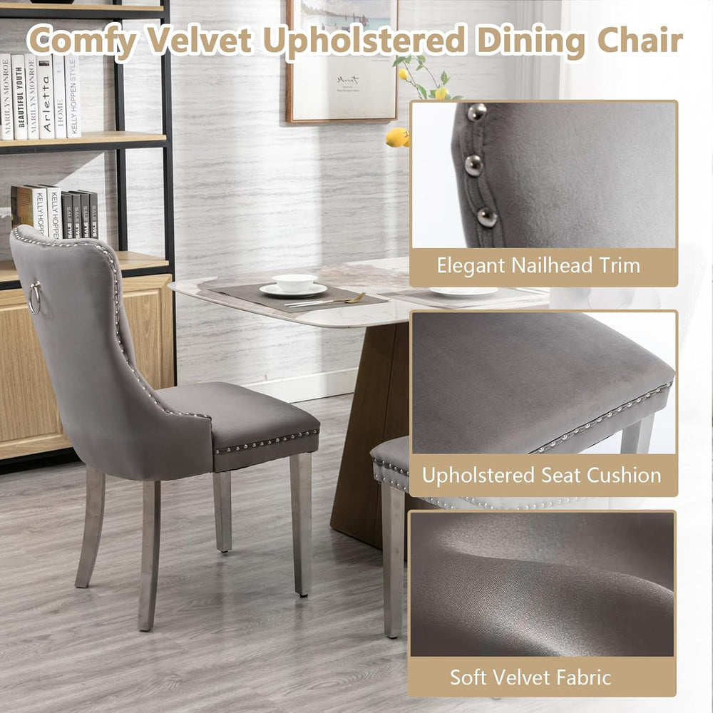 5 Piece Glass Dining Table Set Modern Small Glass Dining Table Set for 4, 35....