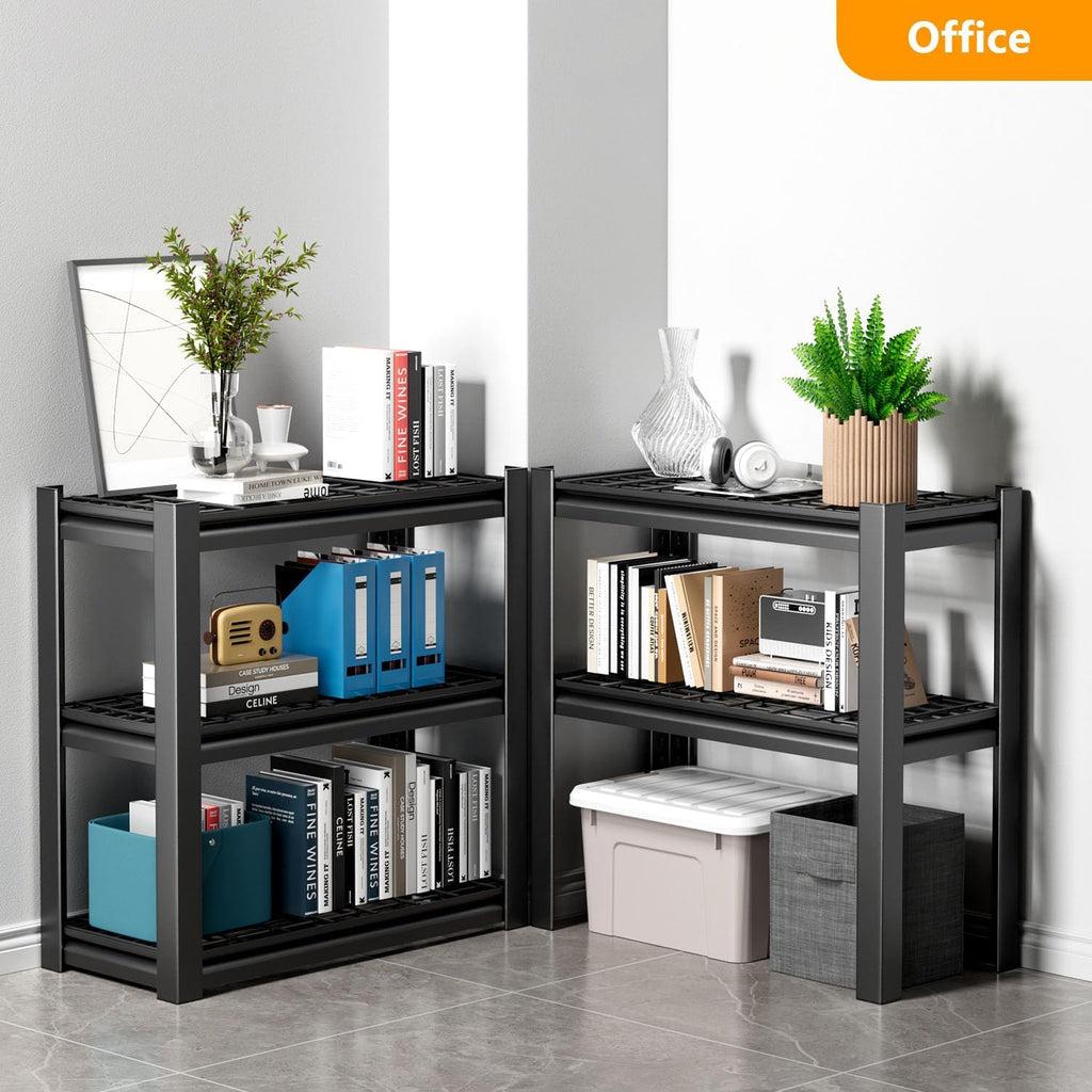 Heavy Duty Storage Shelving Unit (72" H x 35" W x 16" D) | Adjustable 5-Tier Metal Rack, Standing Utility Shelves, Garage, Basement, Pantry, Kitchen, Warehouse, 3000 lbs Capacity