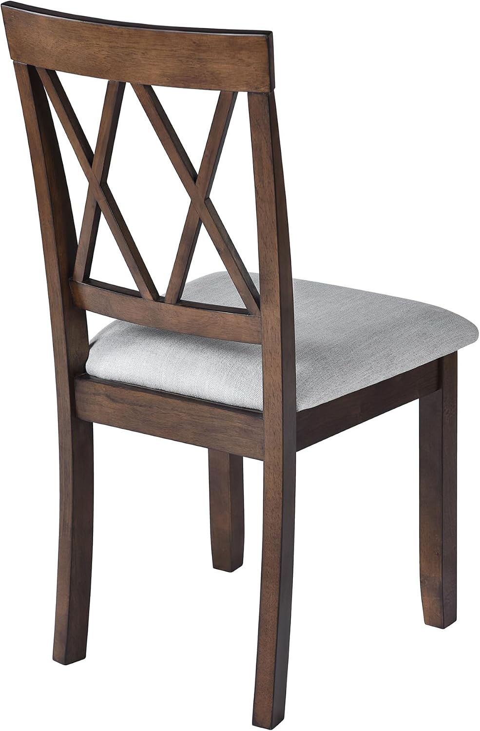 LUMISOL 3 Piece Drop Leaf Dining Table Set with 2 Chairs, Solid Wood Extensib...