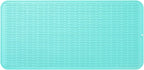Silicone Dish Drying Mat for Multiple Usage,Easy clean,Eco-friendly,Heat-resistant Silicone Mat for Kitchen Counter or Sink,Refrigerator or Drawer Liner Mint 5XL 36inches x 18inches